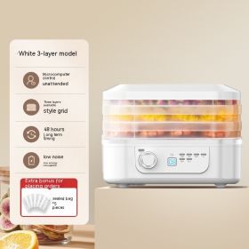 Food Dehydrator (Option: White Three And One Button)